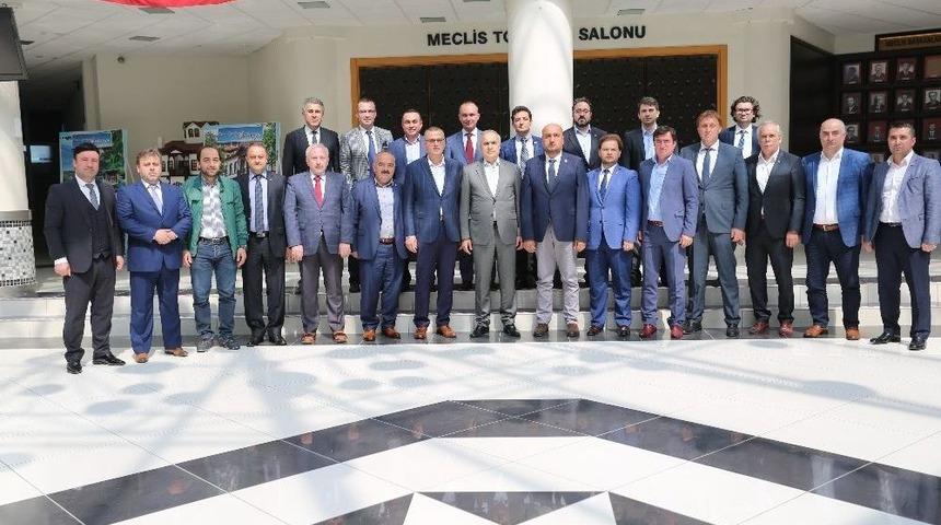 Başkan K&ouml;semusul, T&uuml;msiad Y&ouml;netimini Ağırladı