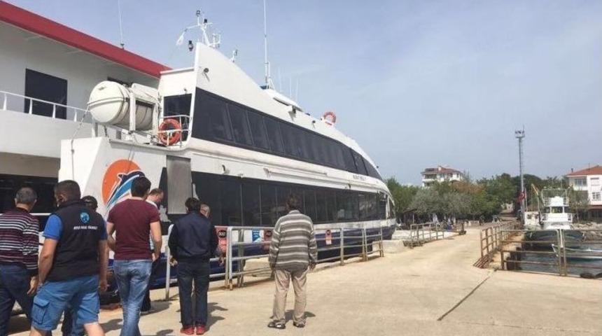 Ekinlik Adasında Deniz Otob&uuml;s&uuml; Seferleri Başlıyor