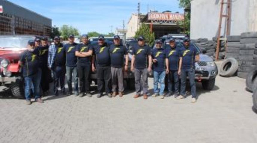 Off Road Kul&uuml;b&uuml; Şehir Turu Attı