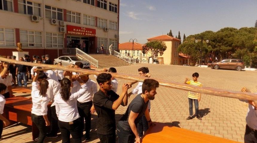 7,5 Metre Uzunluğunda Pide Yapıldı