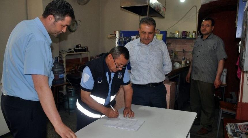 Nazilli&rsquo;de Kahvehaneler Denetleniyor