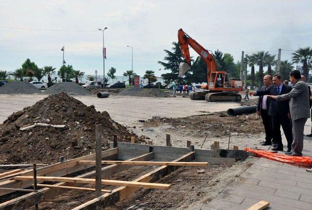 Kdz. Ereğli’de Atatürk Anıtı Çevresi Düzenleniyor 1