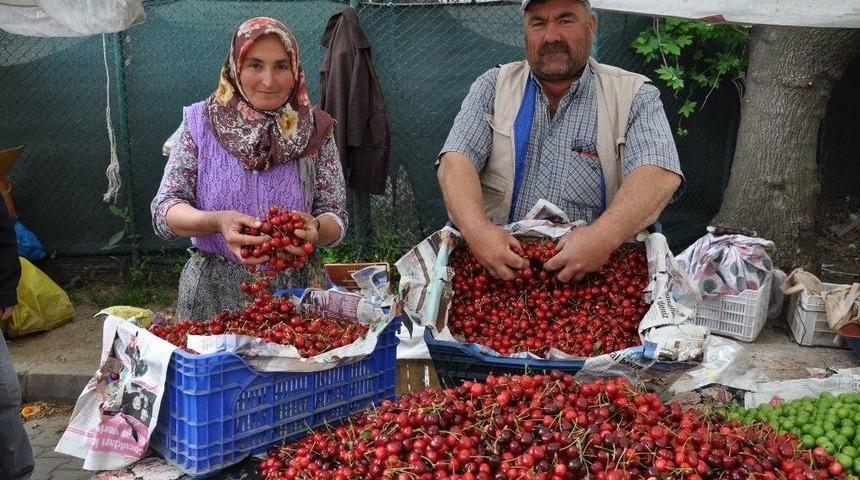Simav Kirazı Pazardaki Yerini Aldı