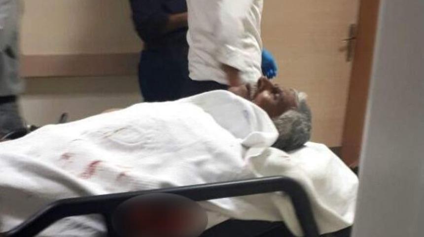 Av T&uuml;feğiyle Vurulan Yaşlı Adam Yaşam Savaşı Veriyor