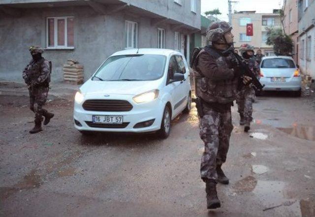 Bursa'da 50 Adrese 1000 Polis Ile 'şafak 16 Operasyonu'