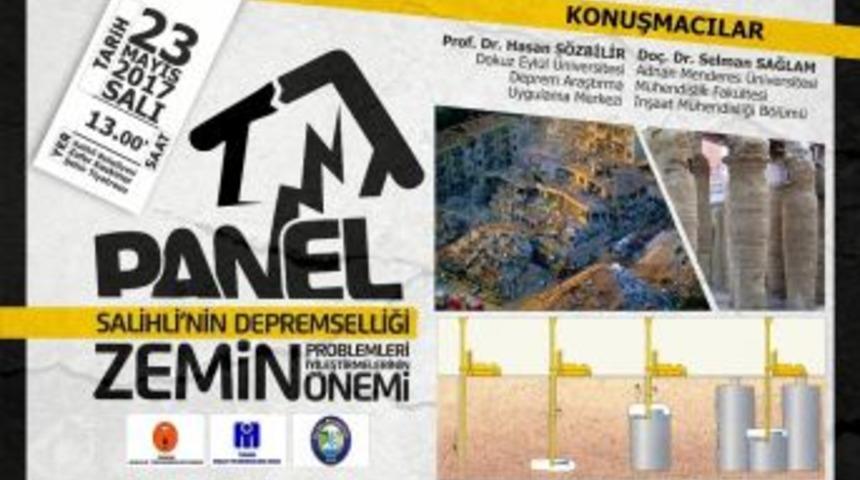 Salihli Belediyesinden Deprem Paneli