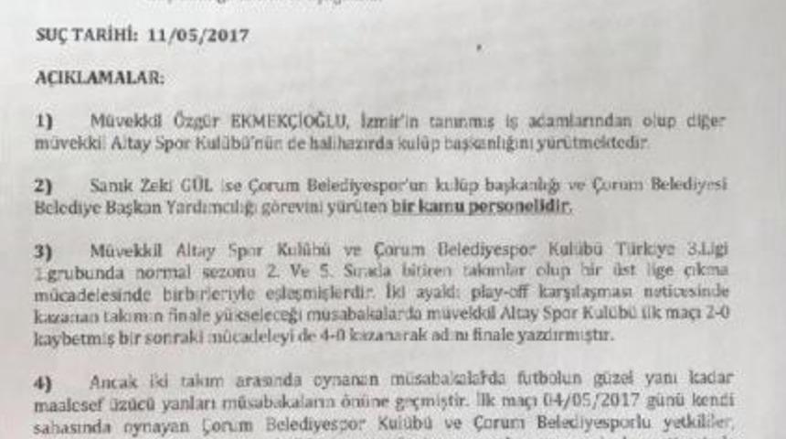 Altay'dan O S&ouml;zlere Su&ccedil; Duyurusu