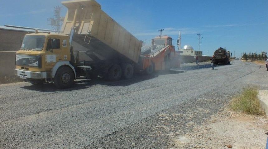 Büyükşehir, Harran Kırsalında Asfalt Serimine Başladı