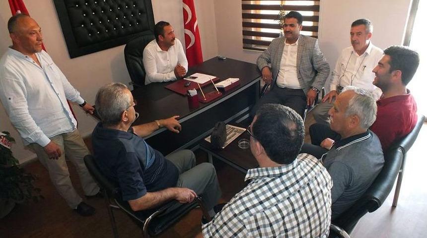 Milas Ak Parti&rsquo;den Mhp&rsquo;ye Hayırlı Olsun Ziyareti