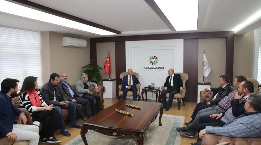 Ak Parti İl Y&ouml;netiminden Başkan &Ccedil;olakbayrakdar&rsquo;a Teşekk&uuml;r Ziyareti