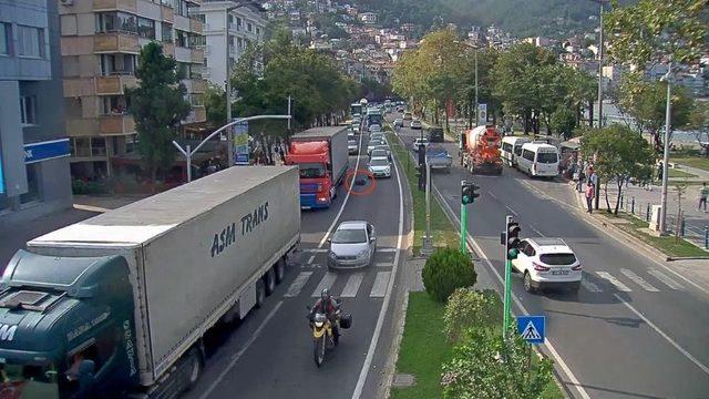 Ordu’da Mobese’ye Yansıyan Kazalar Şaşırtıyor 2