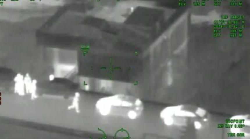 Cephanelik Kadar Silahın Bulunduğu Sedat Şahin'in Villasına Yapılan Operasyon Polis Kamerasında