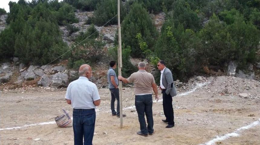 Başkan Duymuş Belde&rsquo;de Yapılan &Ccedil;alışmaları Yerinde İnceledi