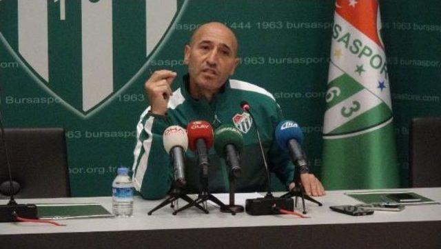 Bursaspor Teknik Direktörü Örnek: Antalyaspor Maçını Kazanmak Istiyoruz