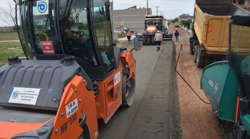 Tekirdağ&rsquo;da Beton Asfalt &Ccedil;alışmaları
