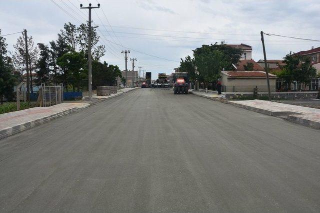 Tekirdağ&rsquo;da Beton Asfalt &Ccedil;alışmaları 1