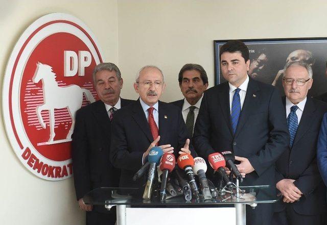 Kılıçdaroğlu’dan Demokrat Parti’ye Ziyaret