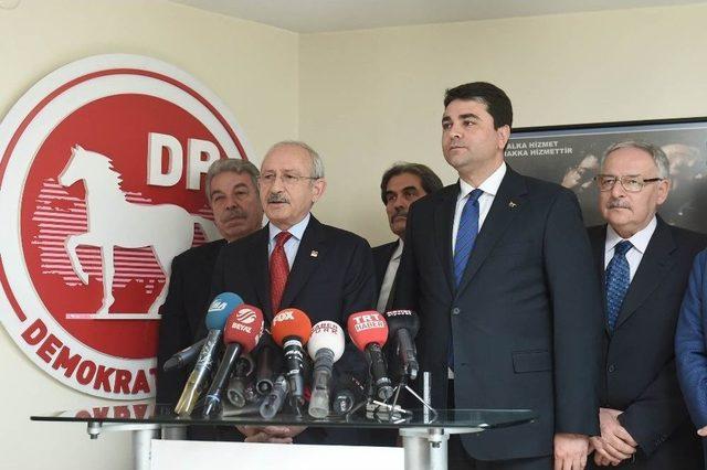 Kılıçdaroğlu’dan Demokrat Parti’ye Ziyaret