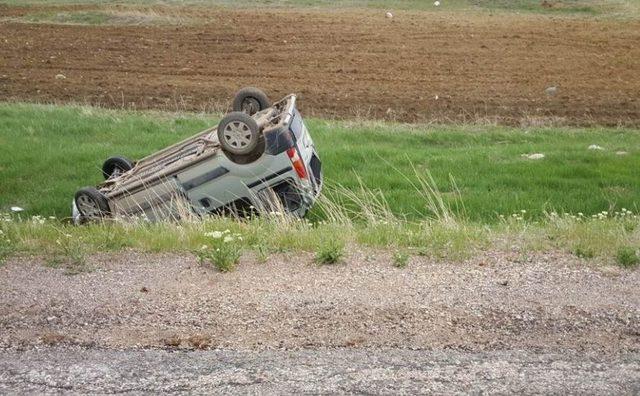 Sivas’ta Trafik Kazası: 1 Yaralı