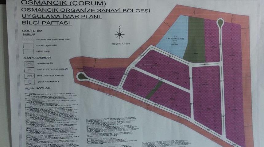 Osmancık Organize Sanayi B&ouml;lgesi İhale Ediliyor
