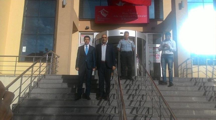 Kaymakam Kırlı&rsquo;dan M&uuml;d&uuml;r Aksoy&rsquo;a Ziyaret