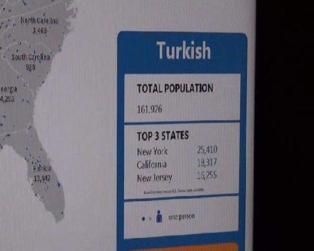 Abd'de Yaşayan Türklerin Sayısı 161 Bin 269 Oldu