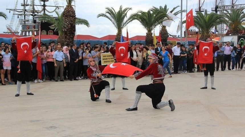 Alanya&rsquo;da 19 Mayıs Coşkuyla Kutlandı