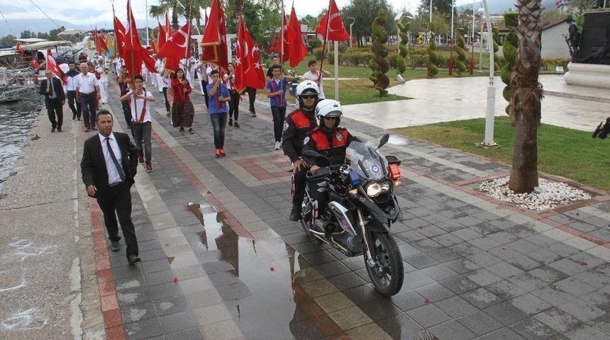 Fethiye&rsquo;de 19 Mayıs Coşkuyla Kutlandı