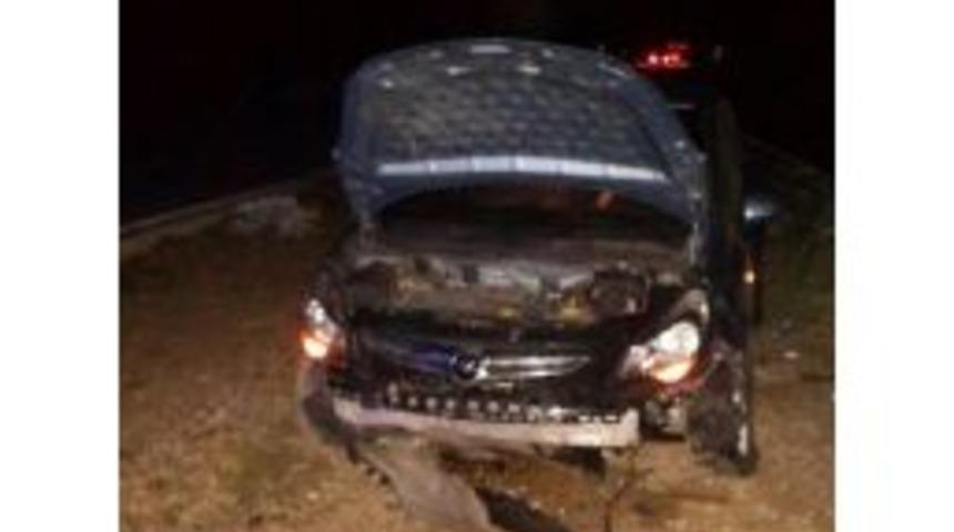 G&uuml;r&uuml;n&rsquo;de Trafik Kazası: 1 Yaralı