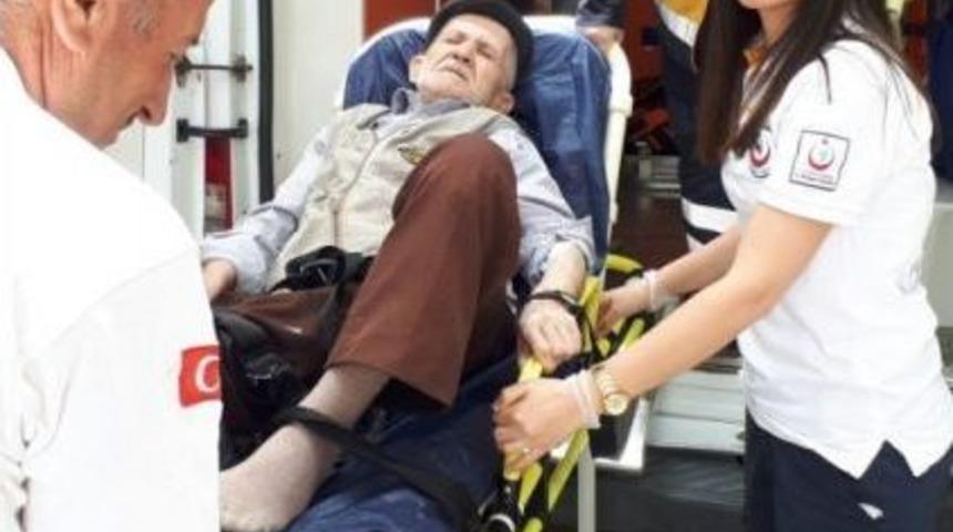 Abdest Alırken D&uuml;şen Yaşlı Adam Yaralandı