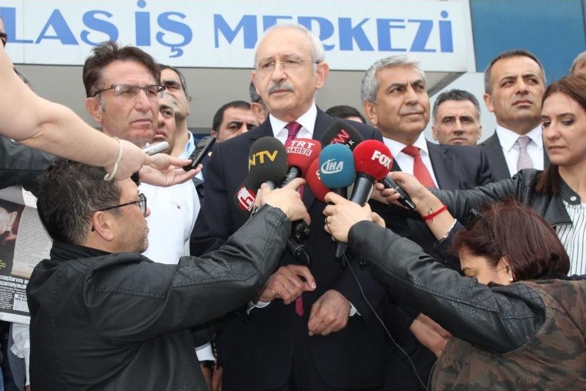 Chp Lideri Kılı&ccedil;daroğlu&rsquo;ndan S&ouml;zc&uuml; Gazetesi&rsquo;ne Destek Ziyareti