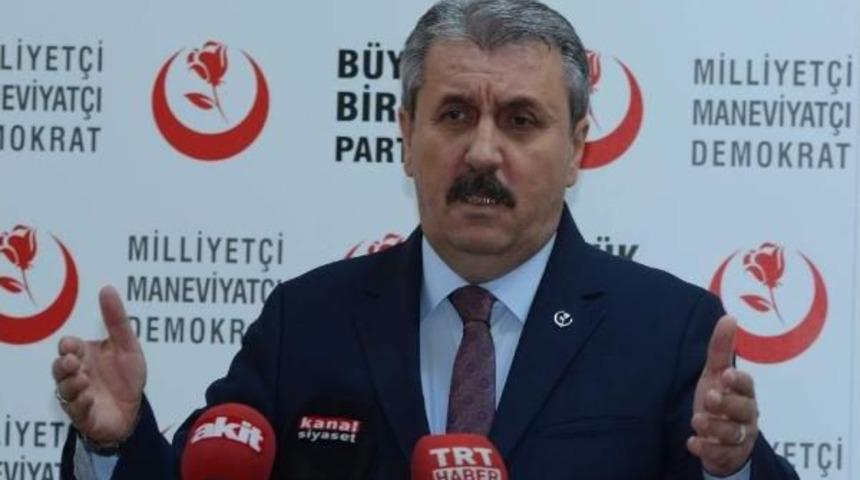 Destici: Erdoğan'ın Pyd Ve Ypg Konusunda Trump'a Yaptığı Tavrı Doğru Buluyoruz