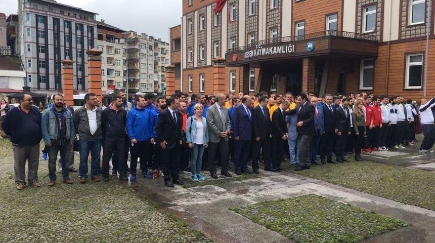 Baro Başkanı Avukat Ay, 19 Mayıs T&ouml;renine Ardeşen&rsquo;de Katıldı