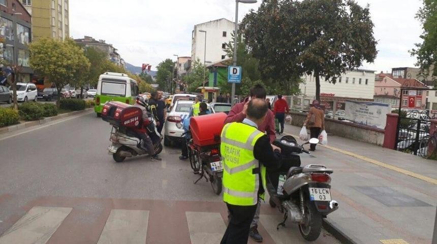 G&ouml;lc&uuml;kte Polisinden Motosiklet S&uuml;r&uuml;c&uuml;lerine Uygulama