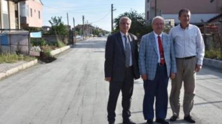 Başkan Albayrak Yol Yapım &Ccedil;alışmalarını İnceledi