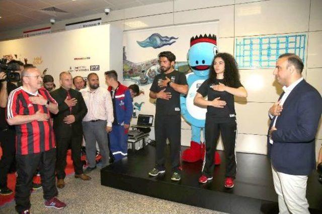 Yenikapı Metro İstasyonu, Spor Alanına Döndü 1