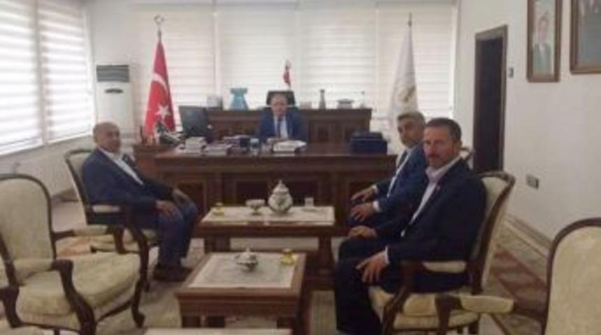 Hisarcık Heyeti Vali Nayir İle G&ouml;r&uuml;şt&uuml;