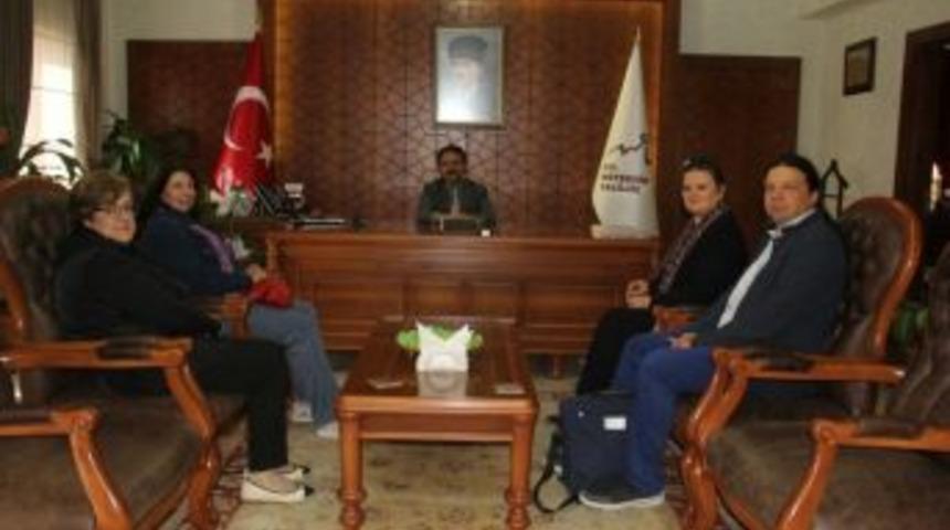 Yunanistan K&uuml;lt&uuml;r Ve Sanat Temsilcileri Vali Aktaş&rsquo;ı Ziyaret Etti