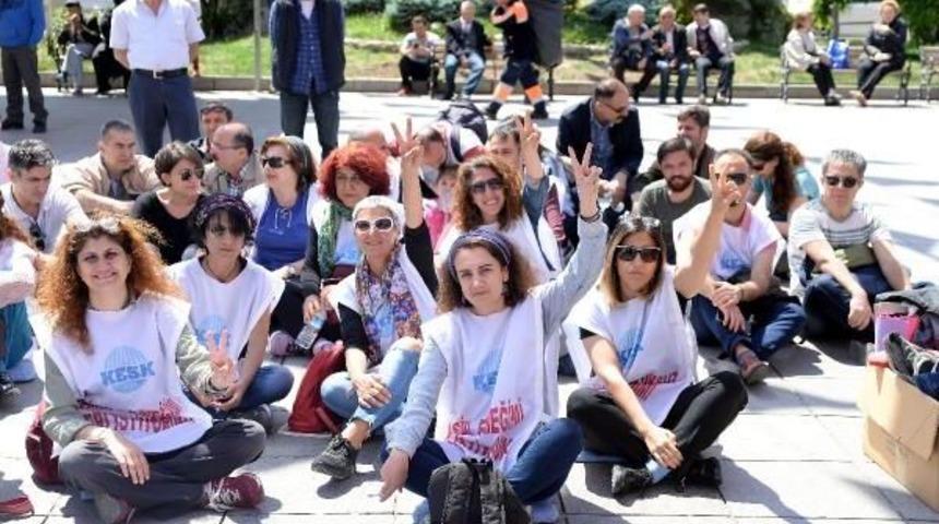 Bakırk&ouml;y'de Khk Ihra&ccedil;larına Protesto