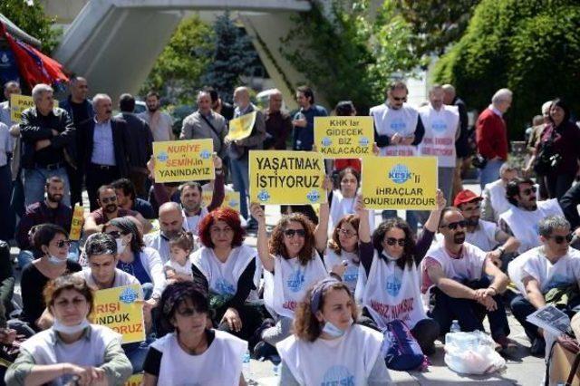 Bakırköy'de Khk Ihraçlarına Protesto