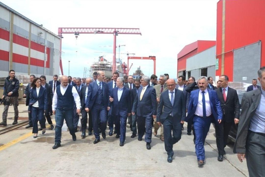 Bakan Soylu&rsquo;dan Tersane Ziyareti