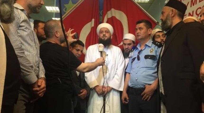 Kıyamder Genel Başkanı Altınkum'u Atat&uuml;rk Havalimanı'nda Y&uuml;zlerce Kişi Karşıladı