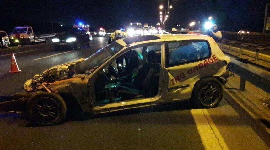 Tem Otoyolu&rsquo;nda Feci Kaza: 1 &Ouml;l&uuml;