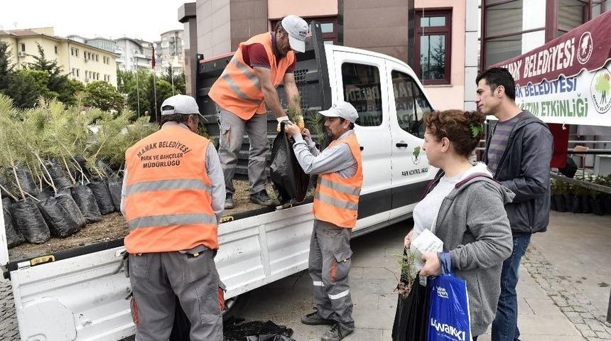 Mamak&rsquo;ta &Uuml;cretsiz Fidan Dağıtımı
