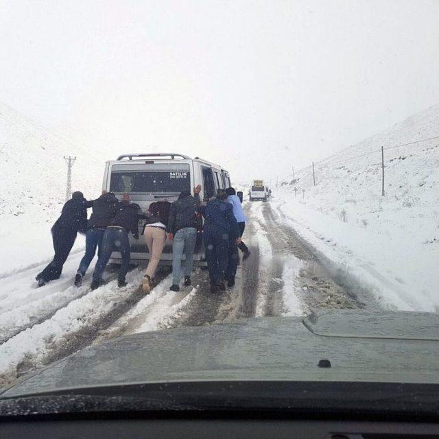 Van’da Kar Yağışı