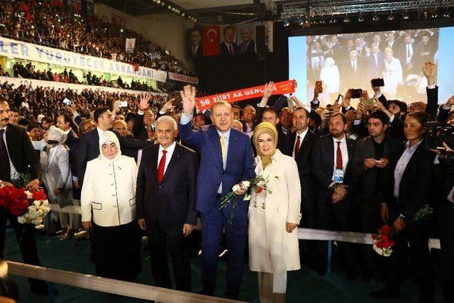 Cumhurbaşkanı Erdoğan İle Başbakan Yıldırım Ankara Arena’da