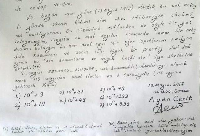 Tüm Malvarlığını Vereceği Matematik Sorusunu Doğru Çözen Olmadı