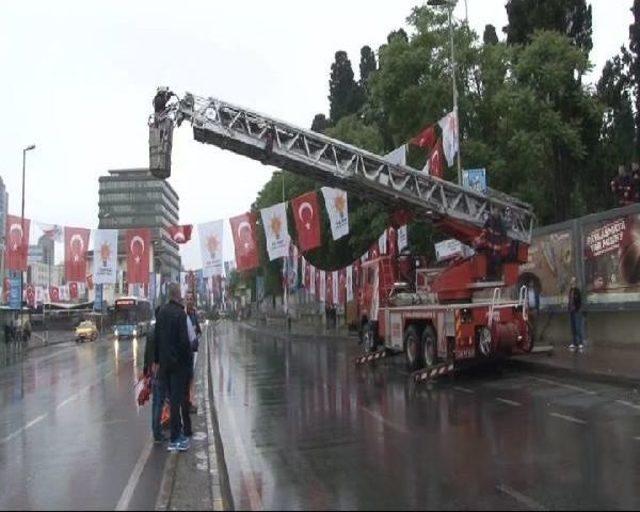 Şişli'de Martı Kurtarma Operasyonu