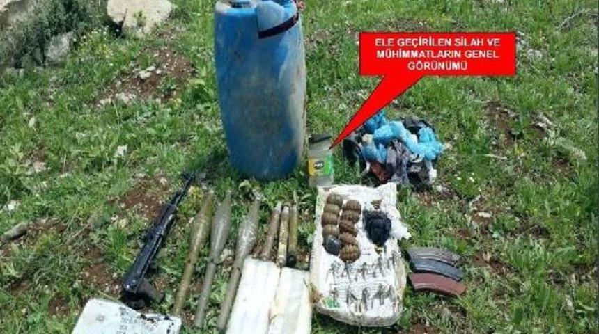 Şırnak'ta Silah Ve Mühimmat Ele Geçirildi
