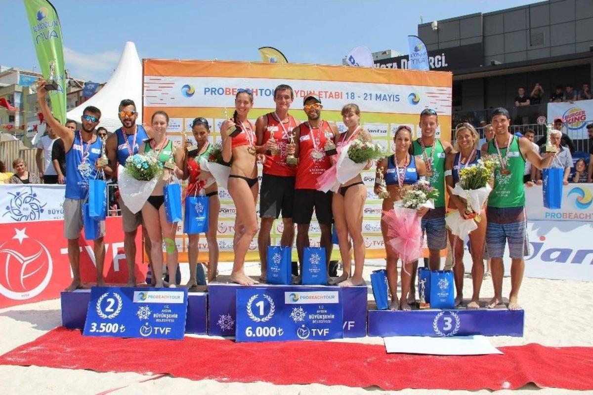 Aydın&rsquo;da Plaj Voleybolu Heyecanı Sona Erdi